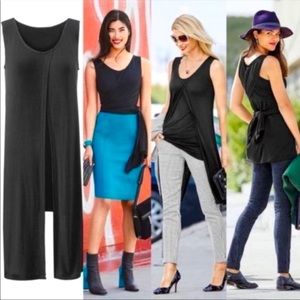 Cabi Tunic Tank with Long Side Panels - Beyond Tee